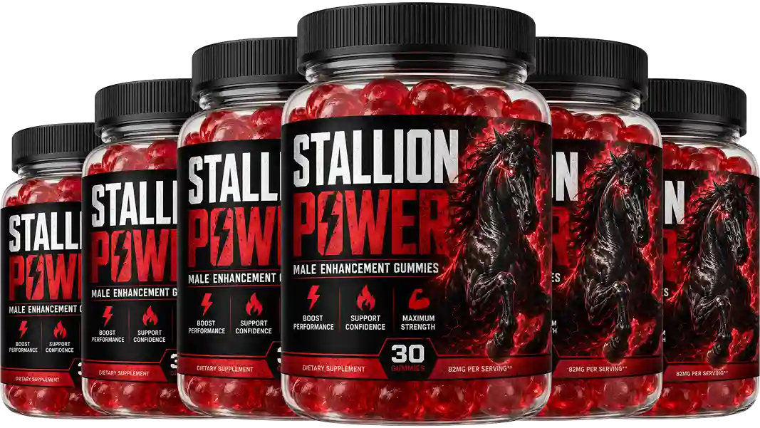 StallionPower 6-Bottle Pack — Best Value Male Energy Gummies